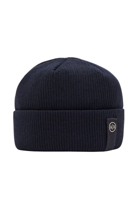 Cappello beanie in misto lana e cotone ARMANI EXCHANGE | Cappelli | XM001532 AF10348UB101